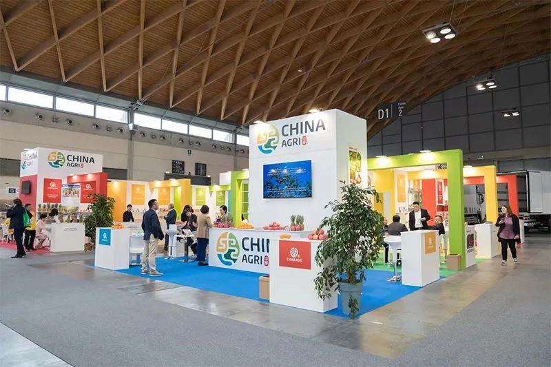 中國農業(yè)國家展團閃耀意大利國際果蔬展